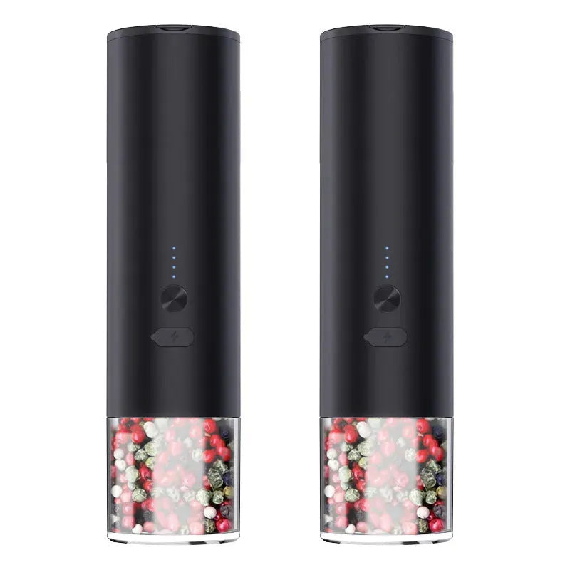 Electric Food Corn Soybean Salt And Pepper Grinder Mill Machine Rechargeable Electric Pepper And Salt Grinder Set With LED Kitchen Gadgets - Bellarte Enchanté Electric Food Corn Soybean Salt And Pepper Grinder Mill Machine Rechargeable Electric Pepper And Salt Grinder Set With LED Kitchen Gadgets